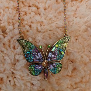 Betsey Johnson Butterfly Necklace Pendant